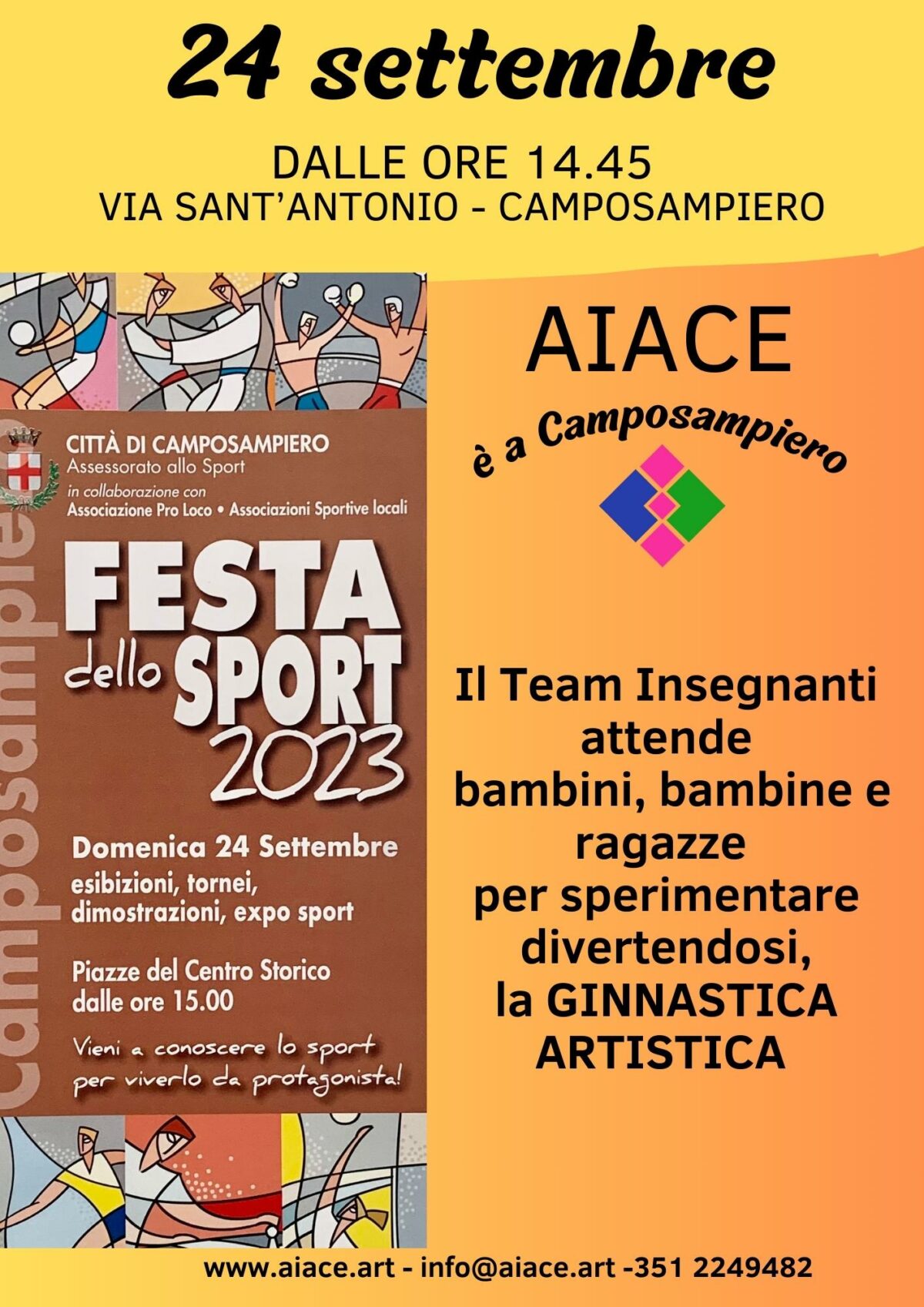 festa sport 2023 Camposanpiero